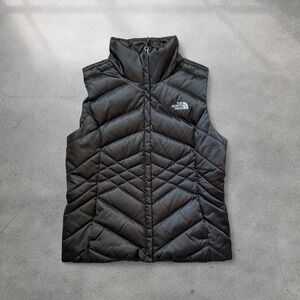 The North Face black puffer vest Womens Winter